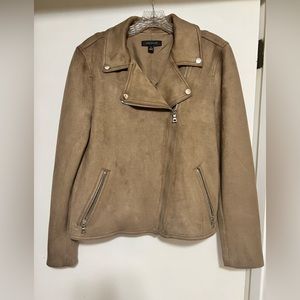 Ann Taylor Faux Suede Moto Jacket